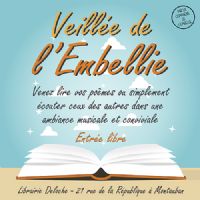 Veillée poétique – Librairie Deloche à Montauban. Le jeudi 21 janvier 2016 à Montauban. Tarn-et-Garonne.  17H30